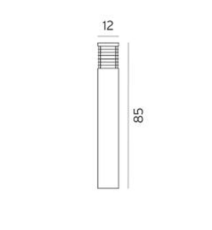 Norlys Scandinavian Wood Halmstad 1413 E27 85cm Galvanisert/Impr