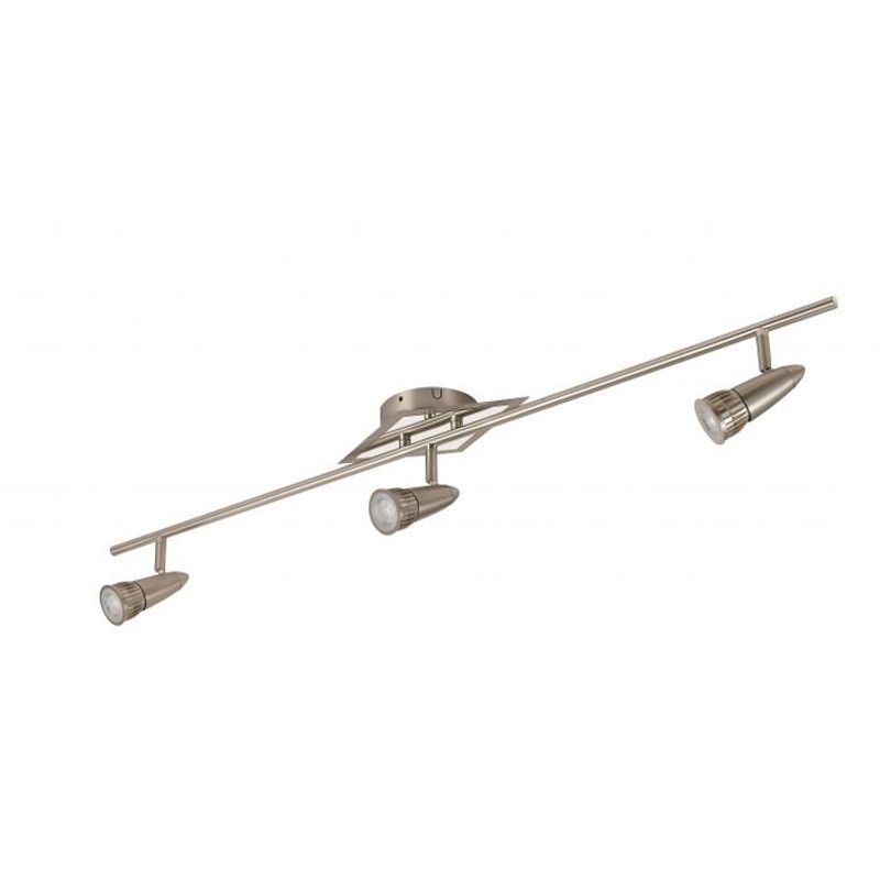 R-Line Spottskinne BRIS 3X6W Warmdim Børstet Stål 230V IP20