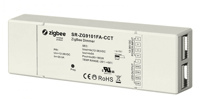 Hovedbilde Zigbee HCL kontroll, CCT