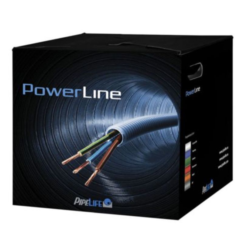 Powerline TwinLed 2x1,5 - 16x100 hvit
