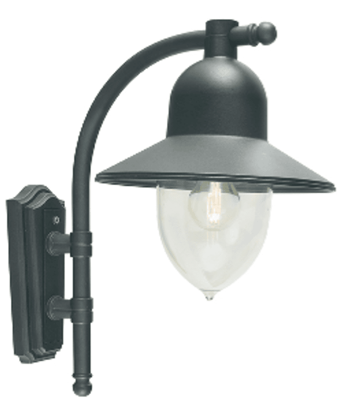 Norlys 370 Como Vegglampe E27 Sort