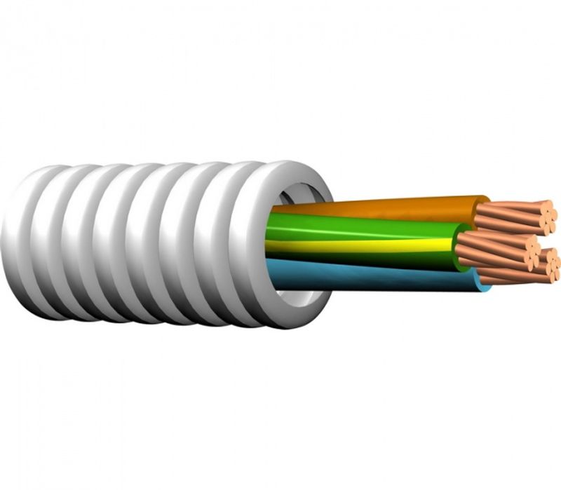 Ferdigtrukket  PN 3G1,5mm 100meter med rør Ø 16mm