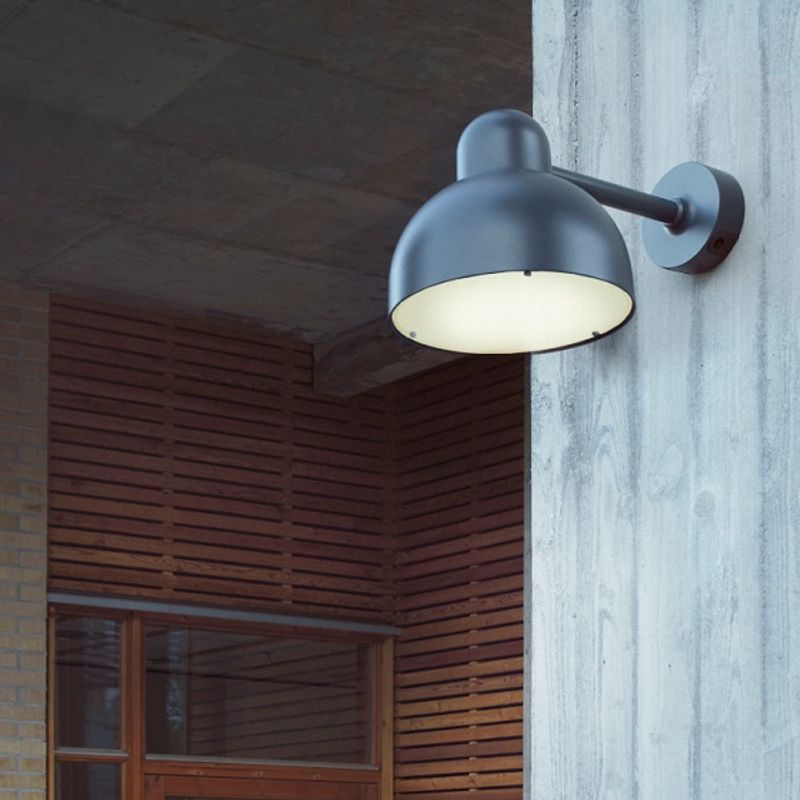 Norlys Koster 1912 Vegglampe 17,5W LED m/rett arm Grafitt