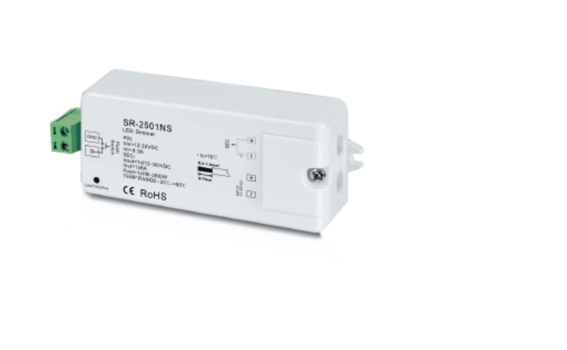 Bryter 2-Kanal RF 2833K2 + 2stk Trådløs dimmer 1009CS
