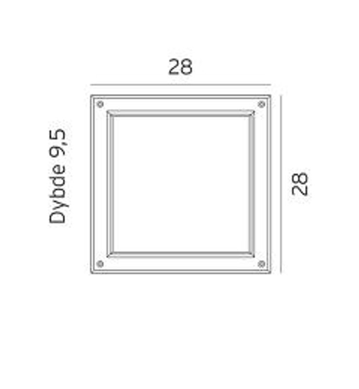 Norlys Nordland 718 Vegglampe 11,3W LED Aluminium