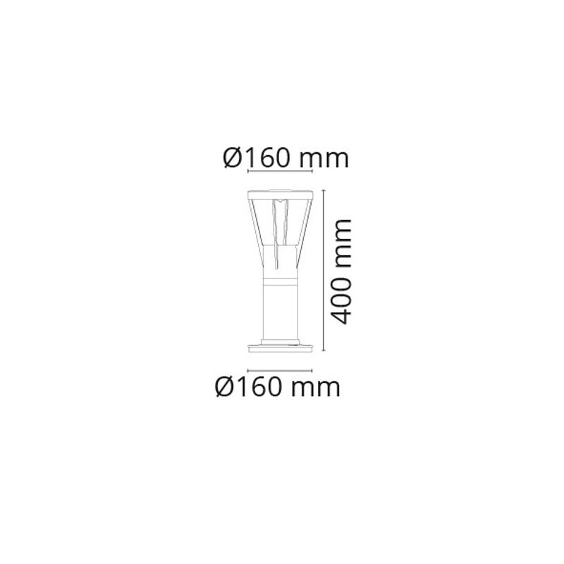Sg Arco Air Grafitt R 75lm 2700K Ra>90 Faseavsnitt