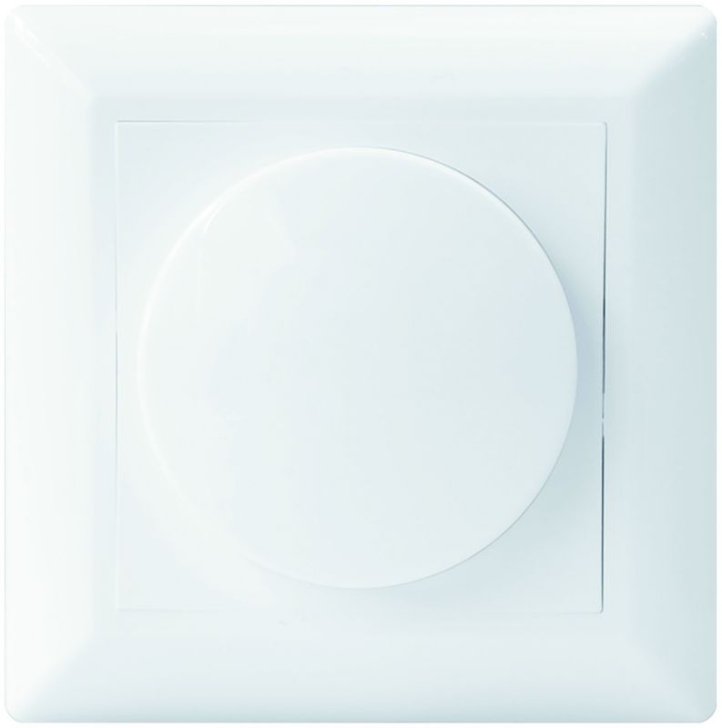 DIMMER, 5-100W LED, HVIT, 1-POL/TRAPP