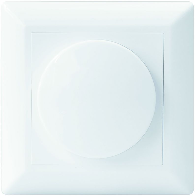 DIMMER, 5-300W LED, HVIT, 1-POL/TRAPP