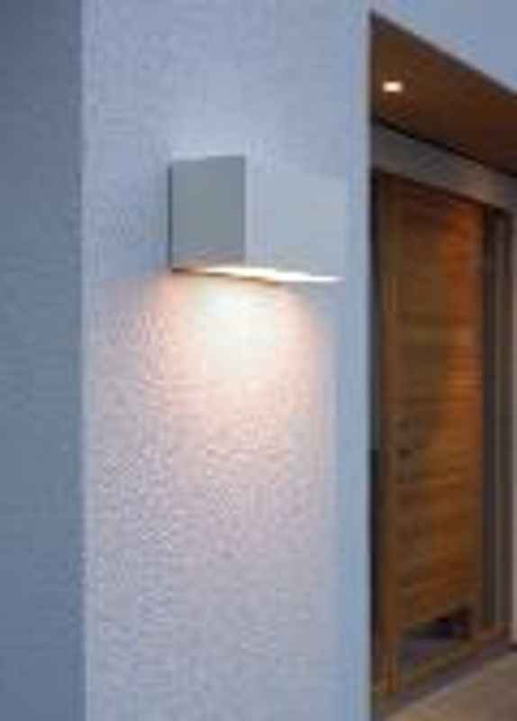 Norlys Asker 1726 Vegglampe Nedlys 5,2W 3000K LED Aluminium