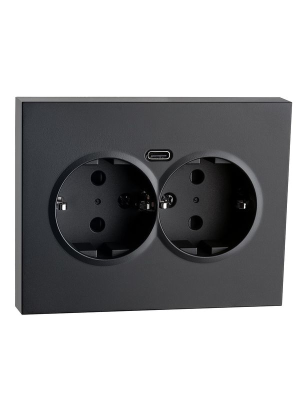 Sg STIKK IF DOBBEL M USB-C 1,5 BOKS SORT
