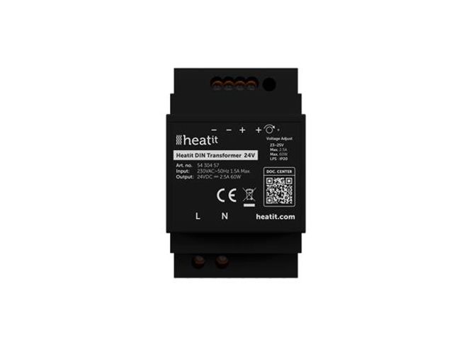 Hovedbilde Heatit DIN Transformer 24V