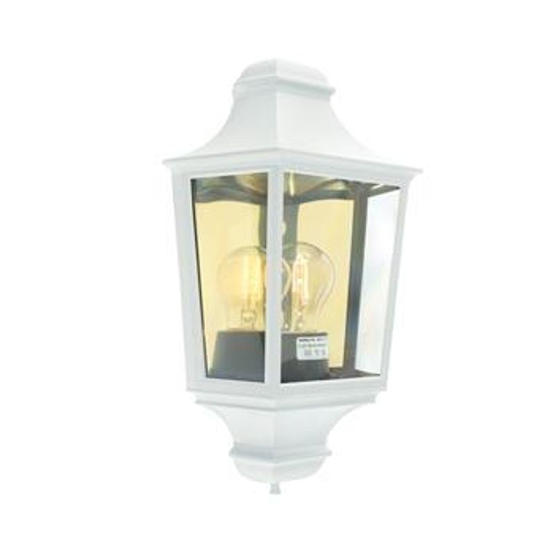 Norlys Glasgow 730 Vegglampe E27 Hvit
